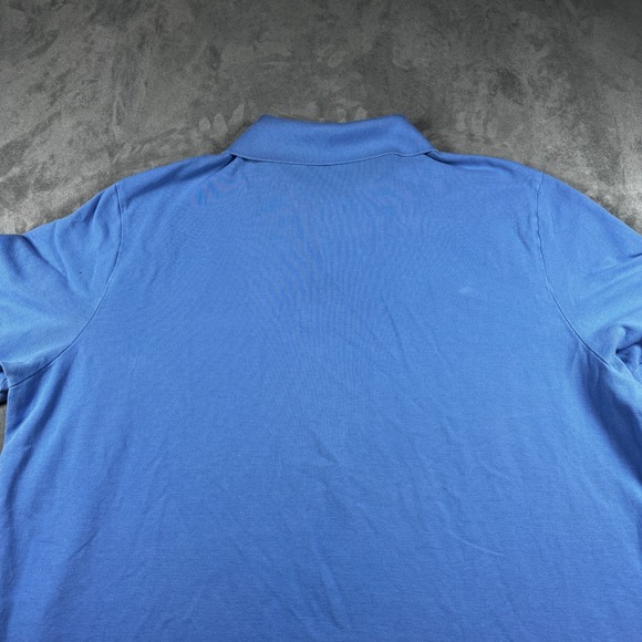 Polo Ralph Lauren Mens XXL Classic Fit Blue Short Sleeve Pique Polo Shirt Yellow - Picture 11 of 14